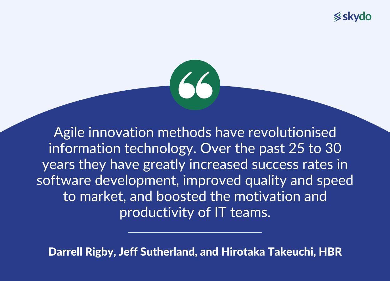 Agile innovation methods