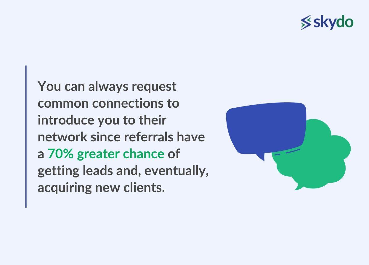 Find and establish the first cross-border business connection
