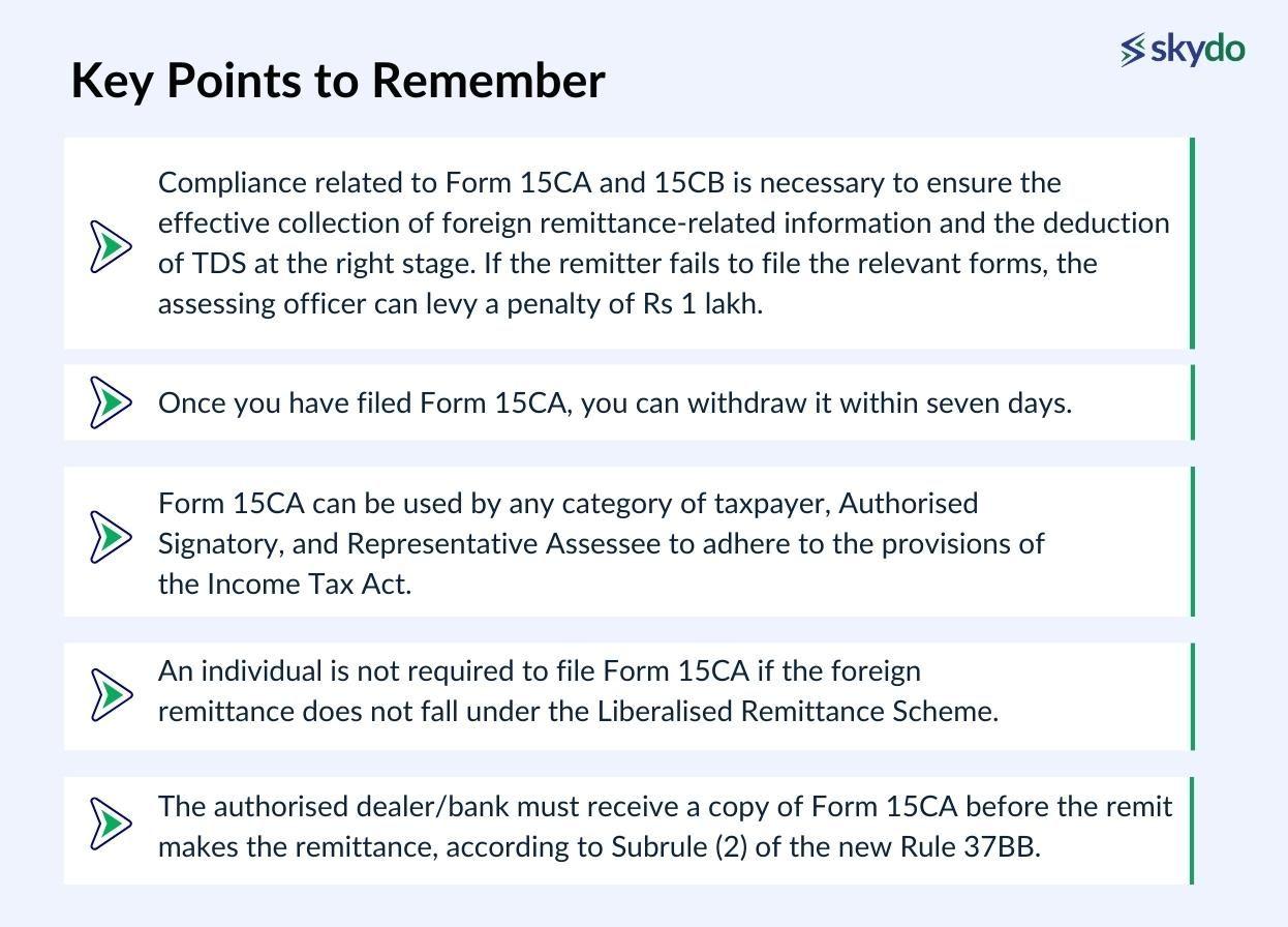 Key Points to Remember