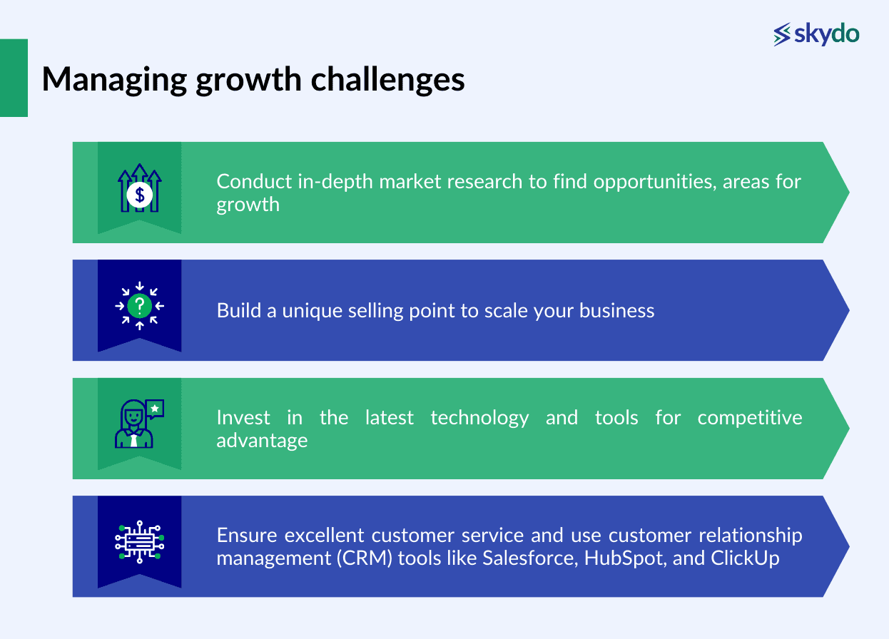 Managing growth challenges