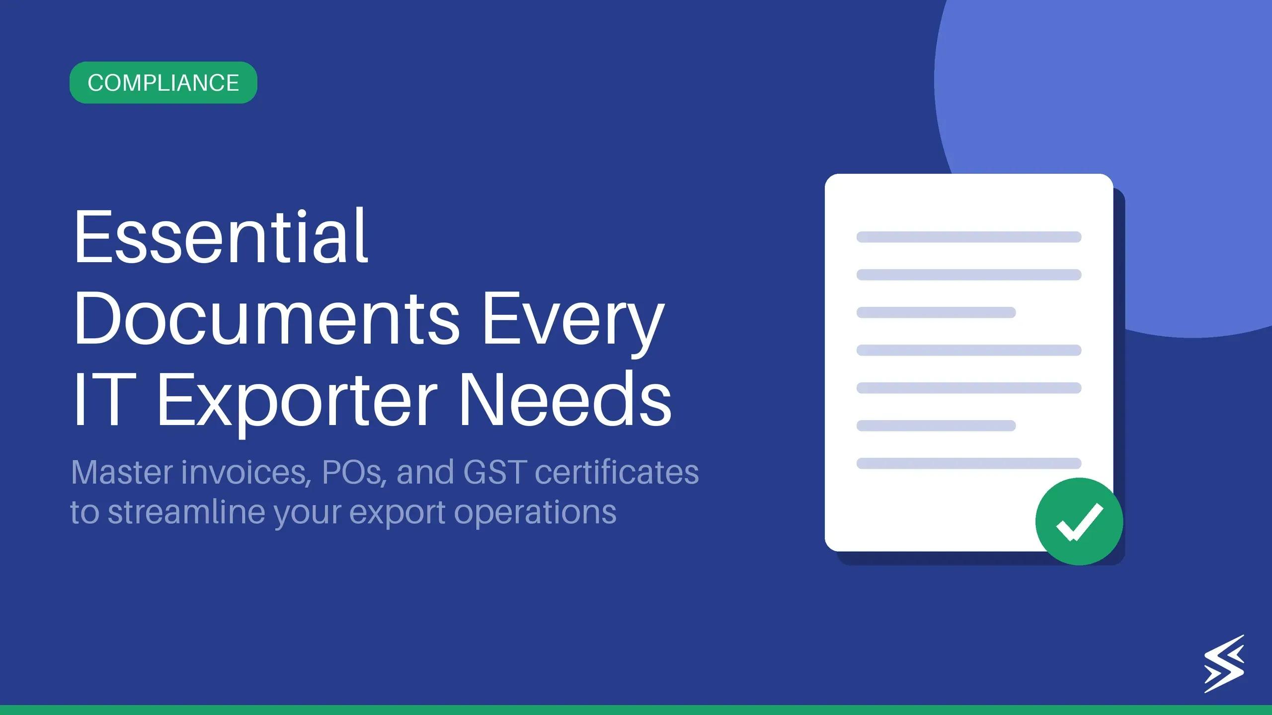 Types of Accounting Documents for IT Service Providers